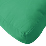 vidaXL Cuscino per Pallet Verde 80x80x12 cm in Tessuto