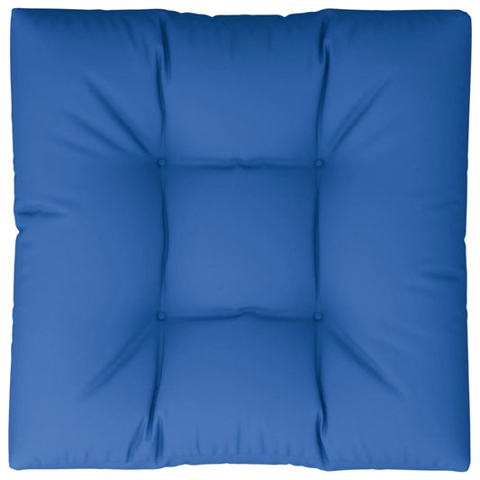 vidaXL Cuscino per Pallet Blu Reale 80x80x12 cm in Tessuto