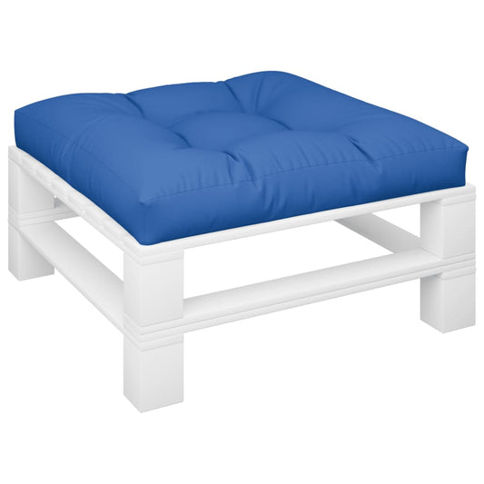 vidaXL Cuscino per Pallet Blu Reale 80x80x12 cm in Tessuto