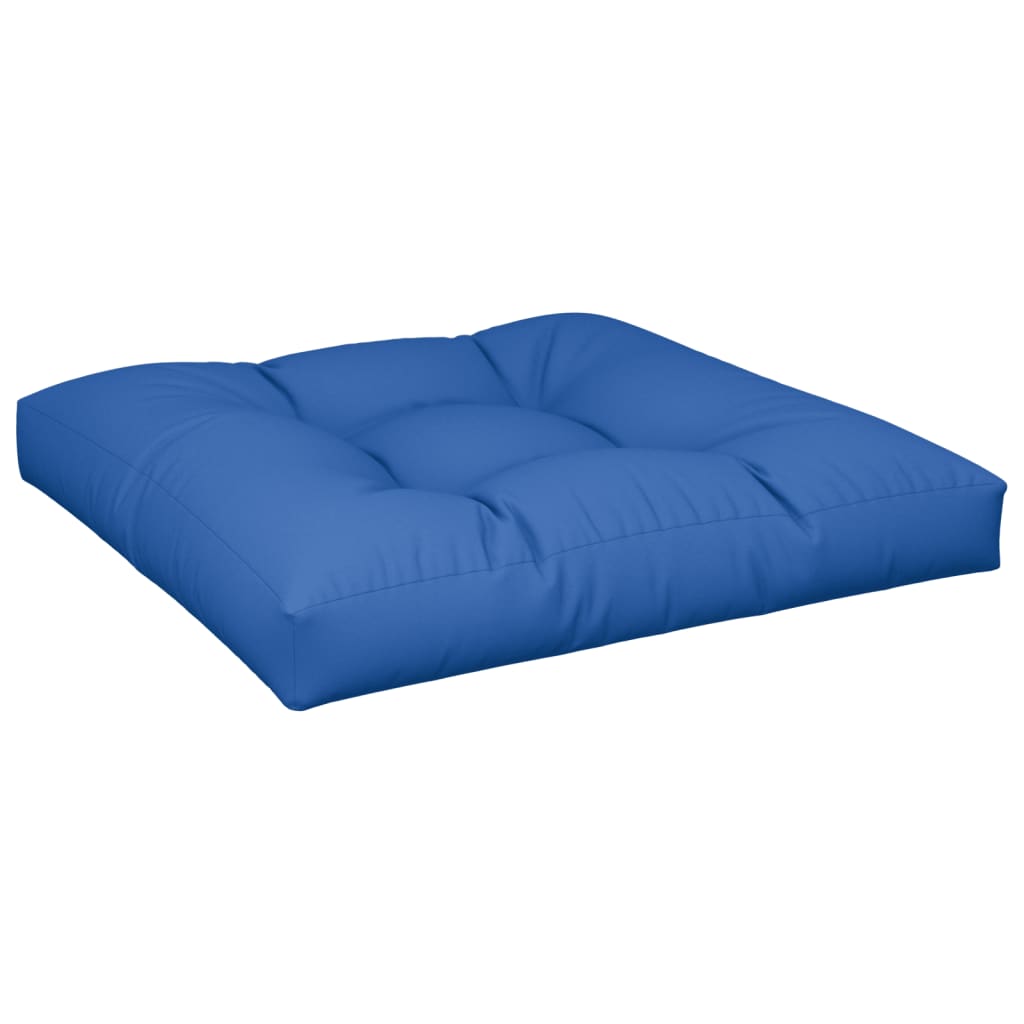 vidaXL Cuscino per Pallet Blu Reale 80x80x12 cm in Tessuto