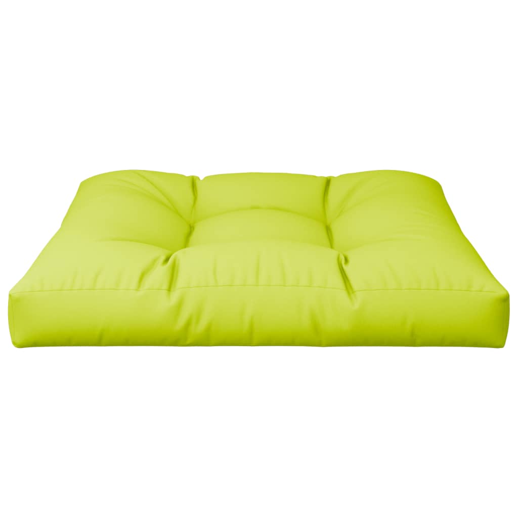 vidaXL Cuscino per Divano Pallet Verde Brillante 80x80x12 cm