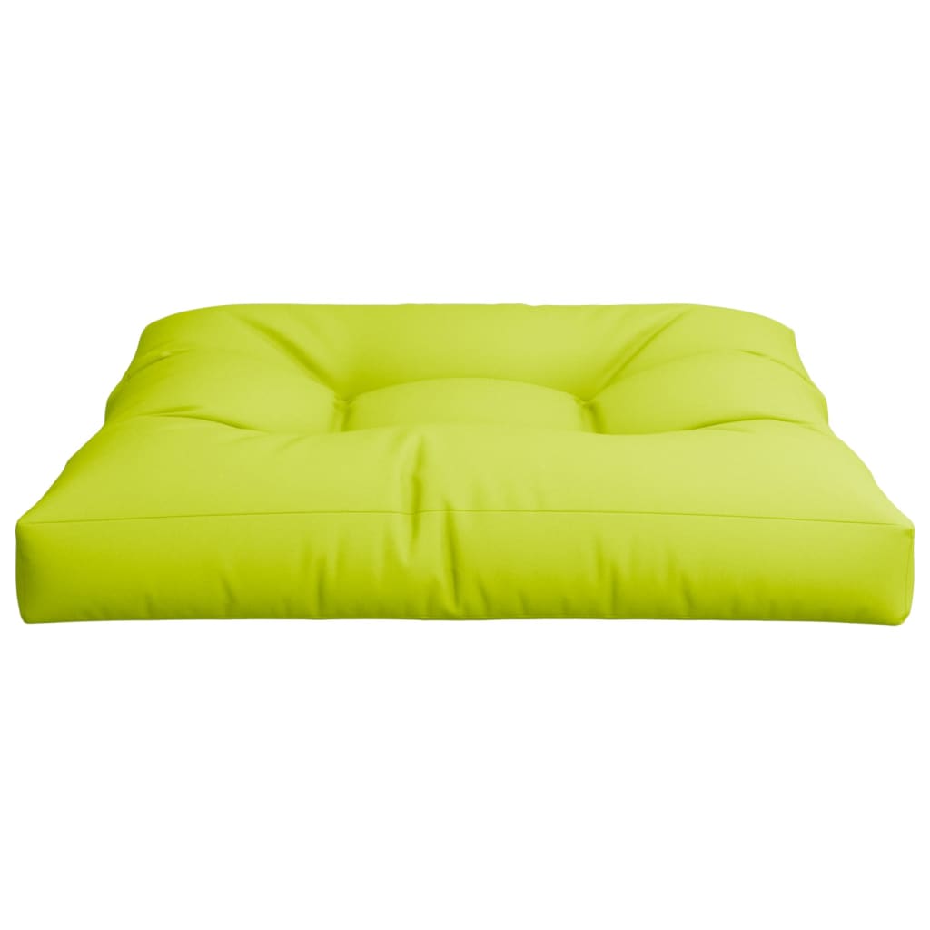 vidaXL Cuscino per Divano Pallet Verde Brillante 80x80x12 cm