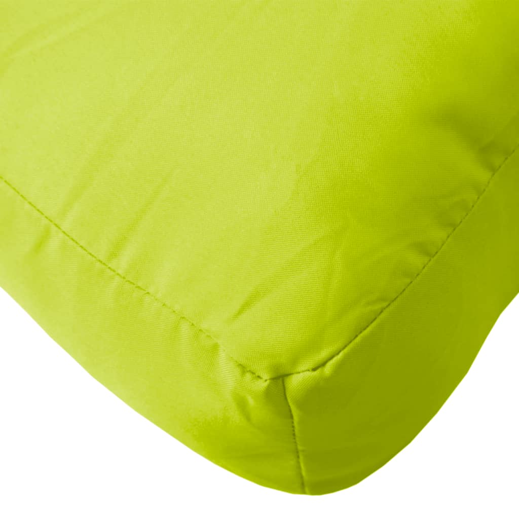 vidaXL Cuscino per Divano Pallet Verde Brillante 80x80x12 cm