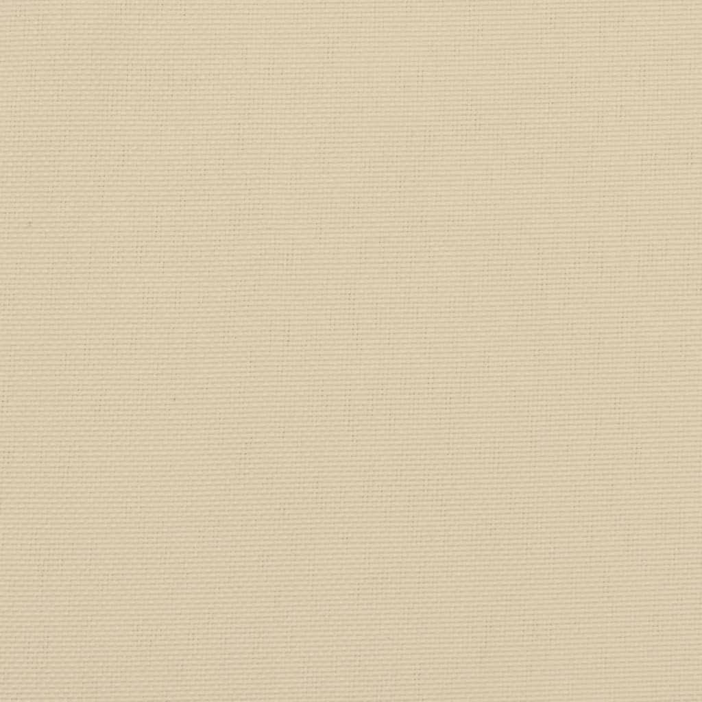 vidaXL Cuscino per Pallet Beige 50x40x12 cm in Tessuto