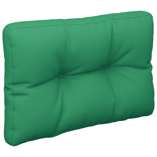 vidaXL Cuscino per Pallet Verde 50x40x12 cm in Tessuto