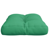 vidaXL Cuscino per Pallet Verde 50x40x12 cm in Tessuto