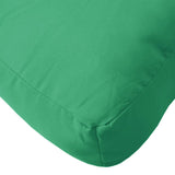 vidaXL Cuscino per Pallet Verde 50x40x12 cm in Tessuto