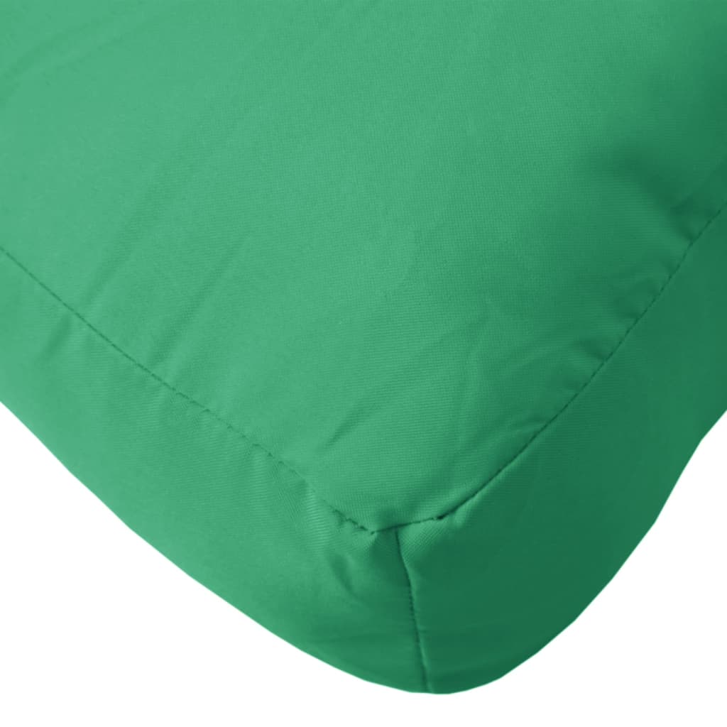 vidaXL Cuscino per Pallet Verde 60x40x12 cm in Tessuto