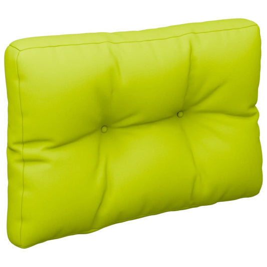 vidaXL Cuscino per Pallet Verde Brillante 60x40x12 cm in Tessuto