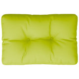 vidaXL Cuscino per Pallet Verde Brillante 60x40x12 cm in Tessuto