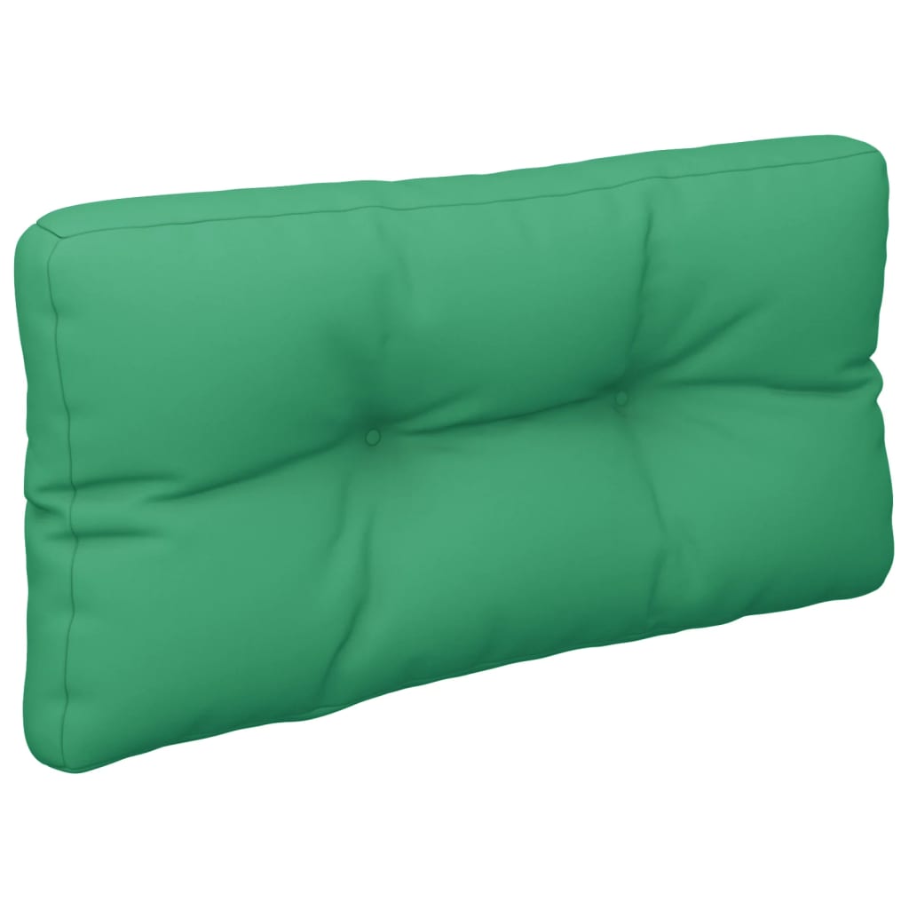 vidaXL Cuscino per Pallet Verde 70x40x12 cm in Tessuto