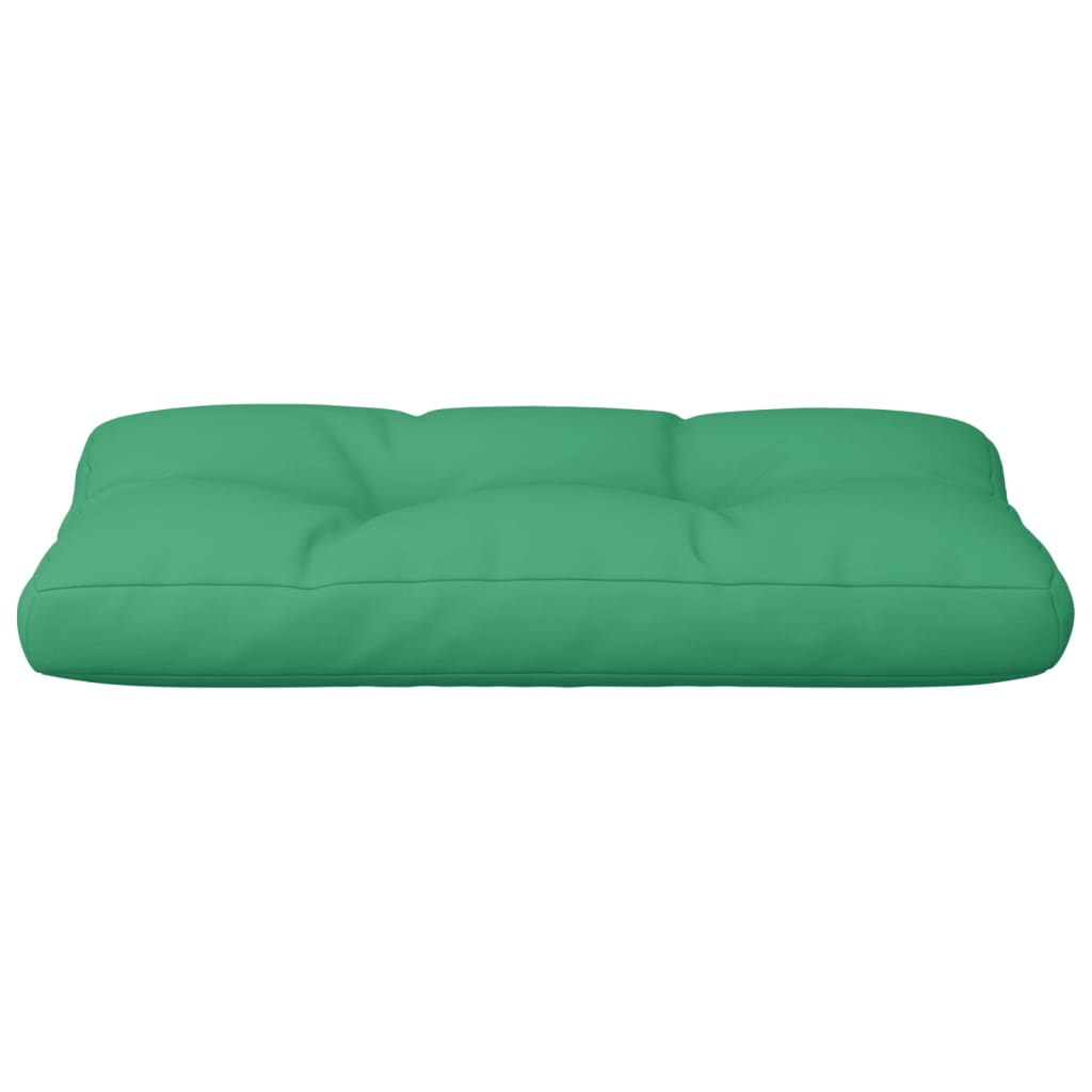 vidaXL Cuscino per Pallet Verde 70x40x12 cm in Tessuto