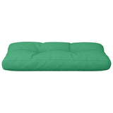 vidaXL Cuscino per Pallet Verde 70x40x12 cm in Tessuto