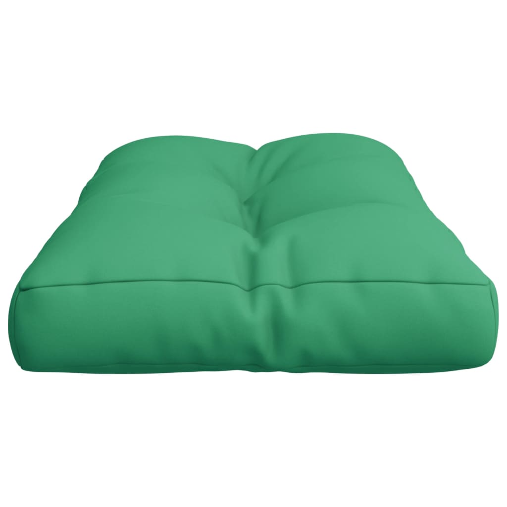 vidaXL Cuscino per Pallet Verde 70x40x12 cm in Tessuto