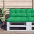 vidaXL Cuscino per Pallet Verde 70x40x12 cm in Tessuto