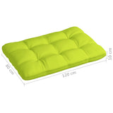 vidaXL Cuscini per Divano Pallet 2 pz Verde Brillante