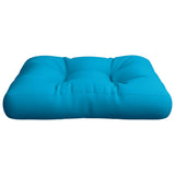 vidaXL Cuscino per Pallet Blu 58x58x10 cm in Tessuto