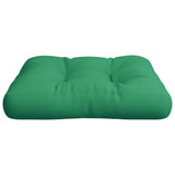 vidaXL Cuscino per Pallet Verde 58x58x10 cm in Tessuto