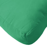 vidaXL Cuscino per Pallet Verde 58x58x10 cm in Tessuto