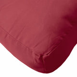 vidaXL Cuscino per Pallet Rosso Vino 80x40x12 cm in Tessuto