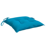 vidaXL Cuscini per Sedia 2 pz Azzurro 40x40x7 cm in Tessuto Oxford