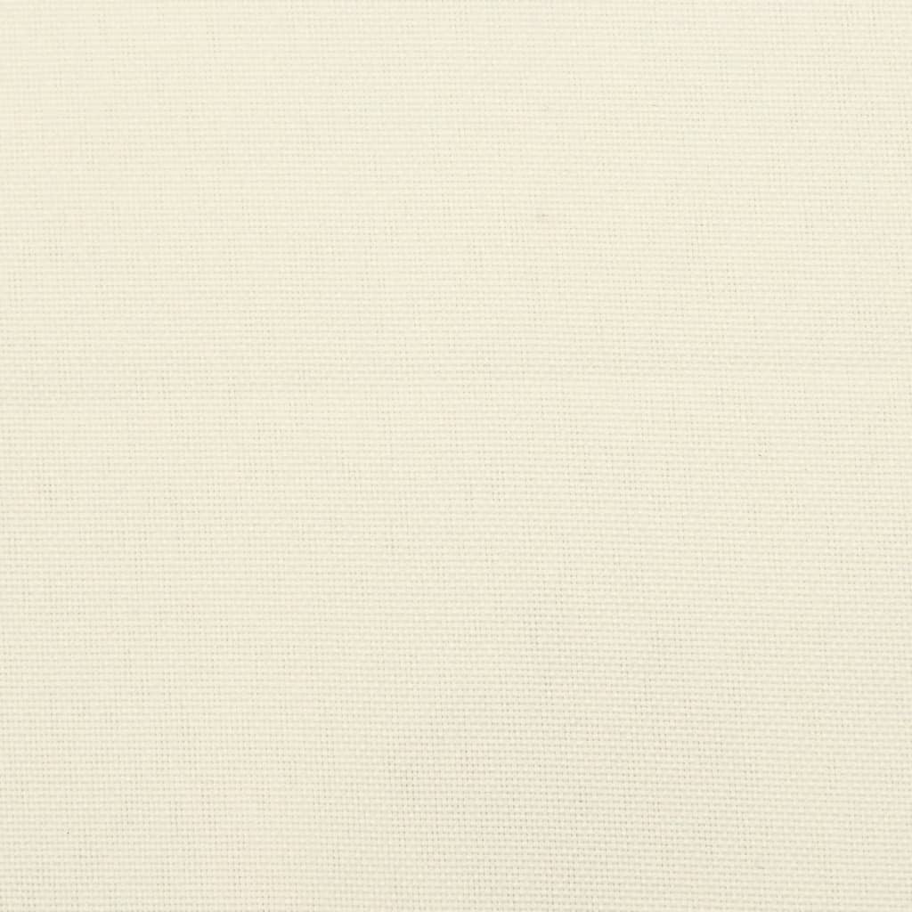 vidaXL Cuscini per Sedia 2 pz Bianco Crema 50x50x7cm in Tessuto Oxford