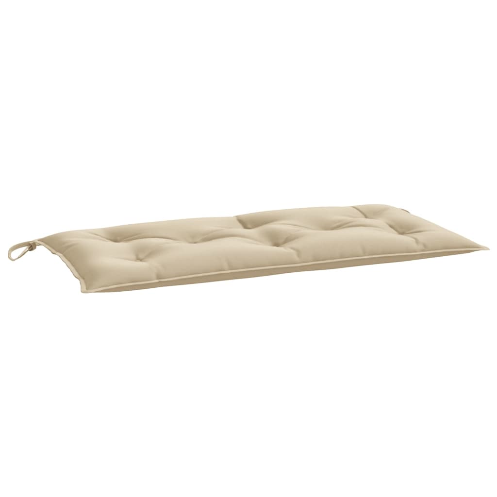 vidaXL Cuscino per Panca Beige 100x50x7 cm in Tessuto Oxford