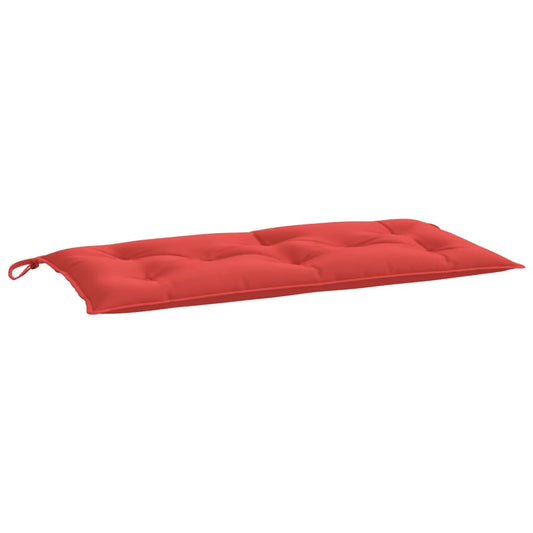 vidaXL Cuscino per Panca Rosso 100x50x7 cm in Tessuto Oxford