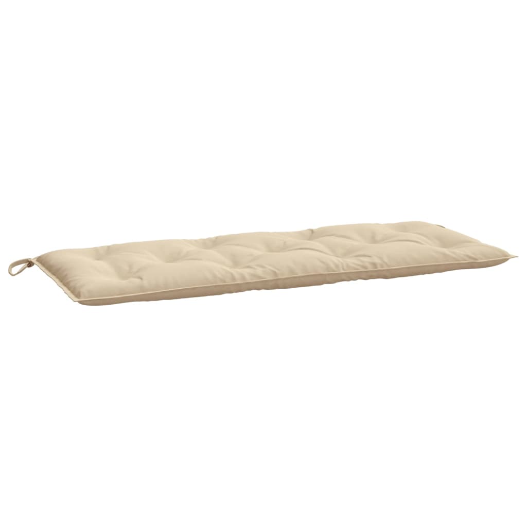 vidaXL Cuscino per Panca Beige 120x50x7 cm in Tessuto Oxford