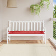 vidaXL Cuscino per Panca Rosso 150x50x7 cm in Tessuto Oxford