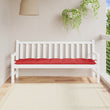 vidaXL Cuscino per Panca Rosso 180x50x7 cm in Tessuto Oxford