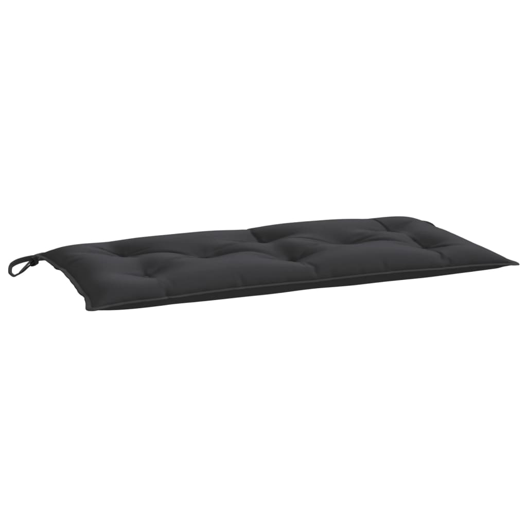 vidaXL Cuscini Panca da Giardino 2pz Neri 100x50x7cm Tessuto Oxford