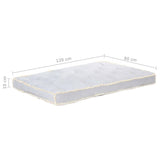 vidaXL Cuscino per Divano in Pallet Grigio 120x80x10 cm