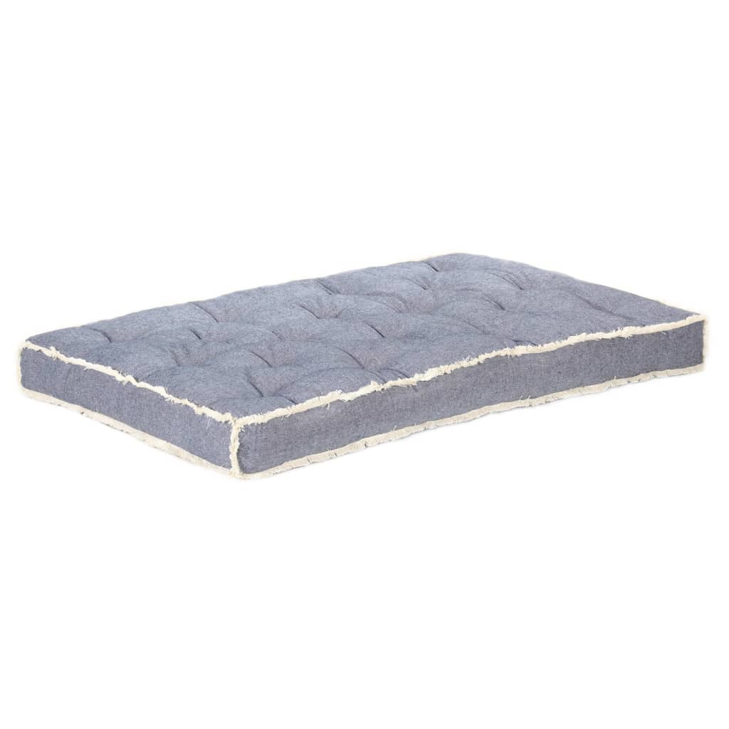 vidaXL Cuscino per Divano in Pallet Blu 120x80x10 cm