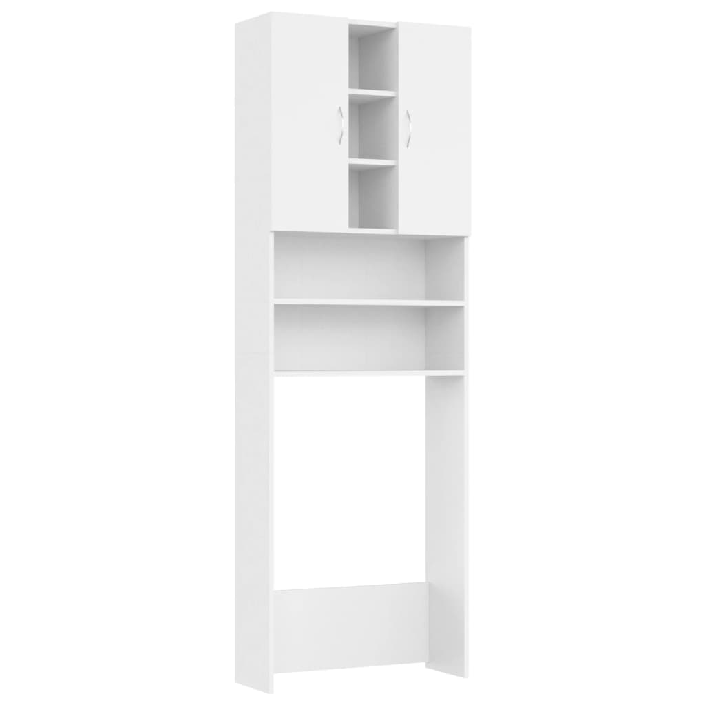 Mobile per Lavatrice Bianco 64x25-5x190 cm