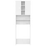 Mobile per Lavatrice Bianco 64x25-5x190 cm