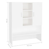 Mobile per Lavatrice Bianco 70-5x25-5x90 cm