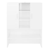 Mobile per Lavatrice Bianco Lucido 70-5x25-5x90 cm