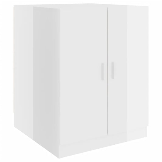 Mobile per Lavatrice Bianco Lucido 71x71-5x91-5 cm