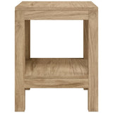 Tavolino da Bagno 45x35x45 cm in Legno Massello di Teak