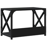 Supporto per Stampante 2 Livelli Nero 44x26x31,5 cm Multistrato