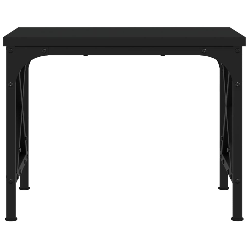 Supporto per Stampante Nero 40x30x31 cm in Legno Multistrato