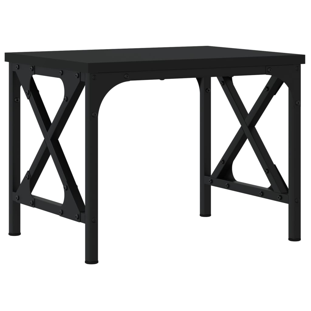 Supporto per Stampante Nero 40x30x31 cm in Legno Multistrato