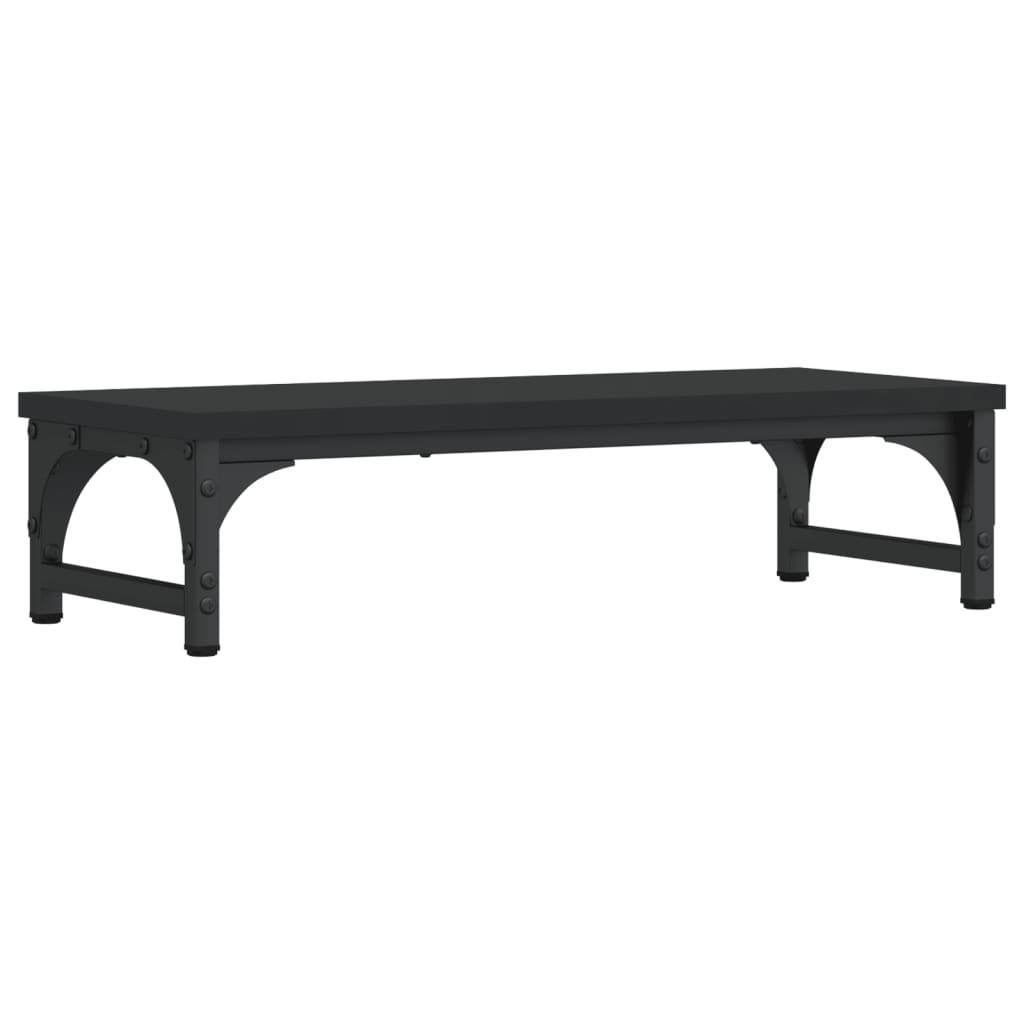 Supporto per Monitor Nero 55x23x14 cm Legno Multistrato