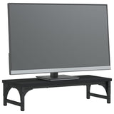 Supporto per Monitor Nero 55x23x14 cm Legno Multistrato