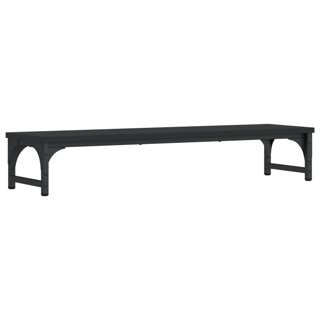 Supporto per Monitor Nero 85x23x15,5 cm Legno Multistrato