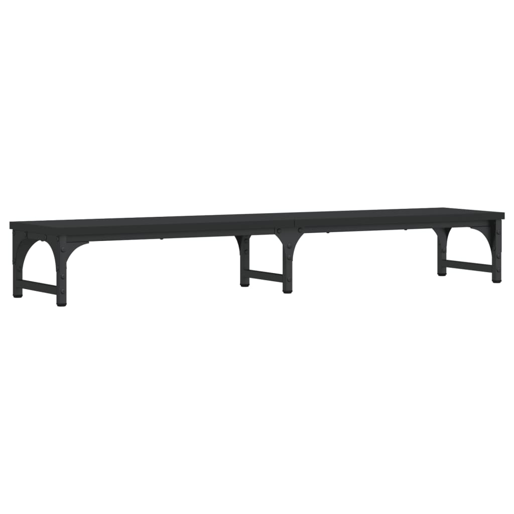 Supporto per Monitor Nero 105x23x15,5 cm Legno Multistrato