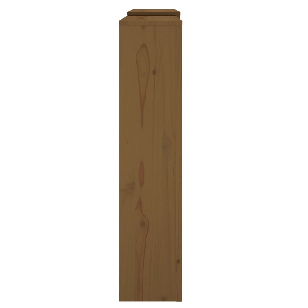 Copertura Termosifone Miele 210x21x85 cm Legno Massello Pino