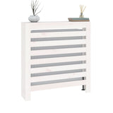 Copertura Termosifone Bianca 79-5x19x84 cm Legno Massello Pino