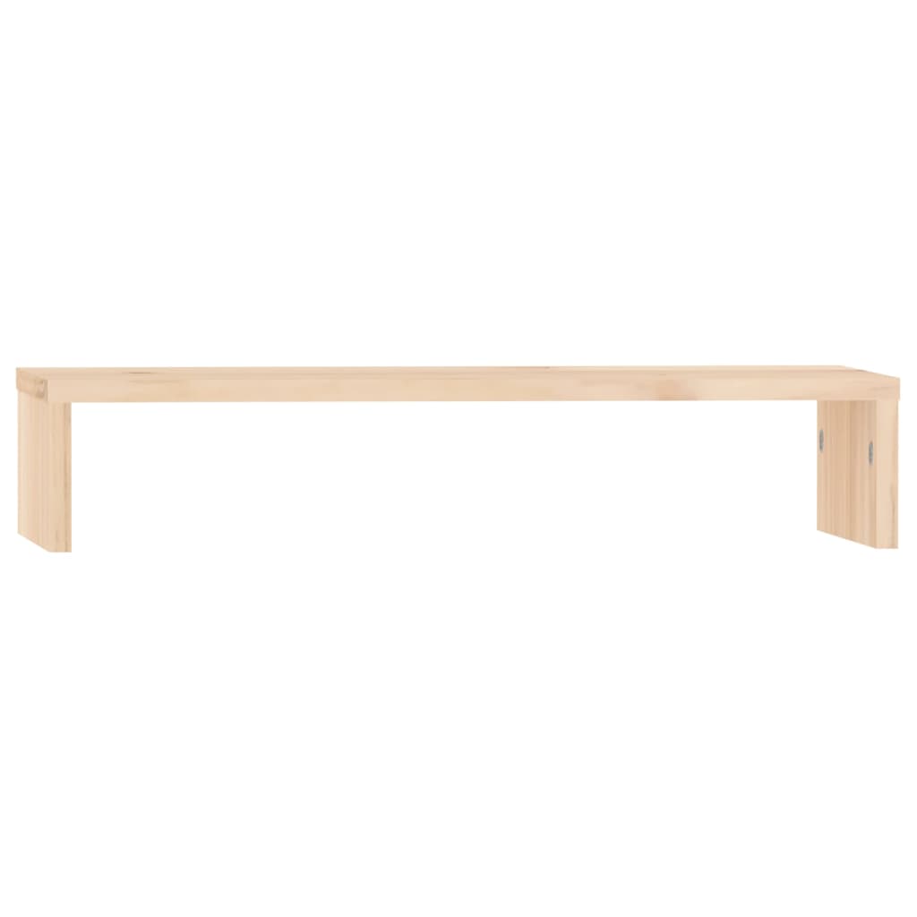 Supporto per Monitor 50x27x10 cm in Legno Massello di Pino